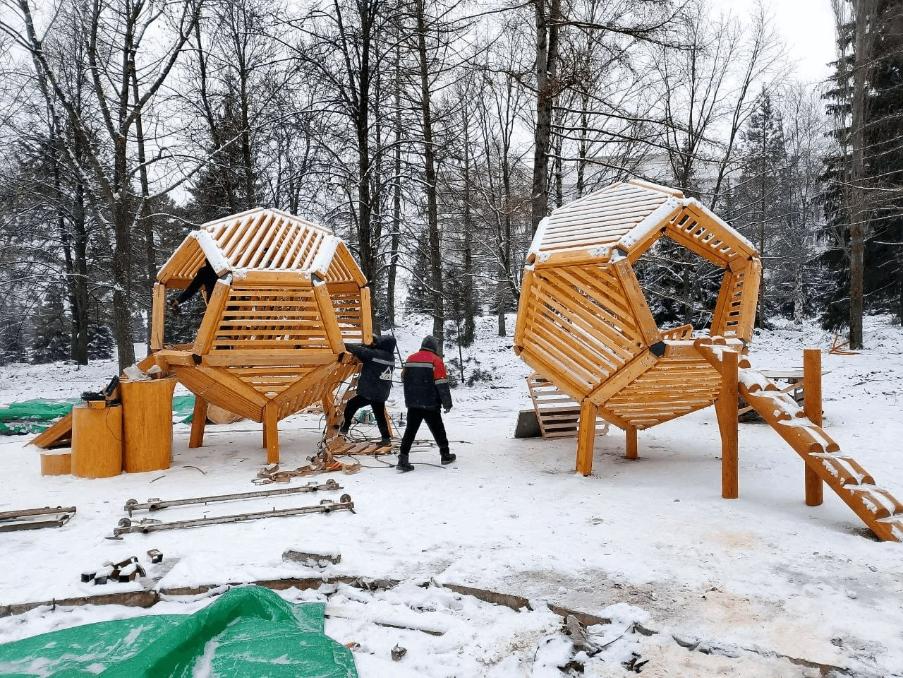 В Уфе продолжается комплексное обновление парка имени В.И. Ленина